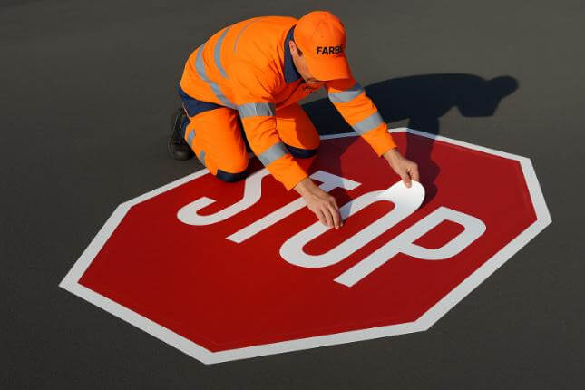 Preformed Thermoplastic Road Markings in Shrewsbury